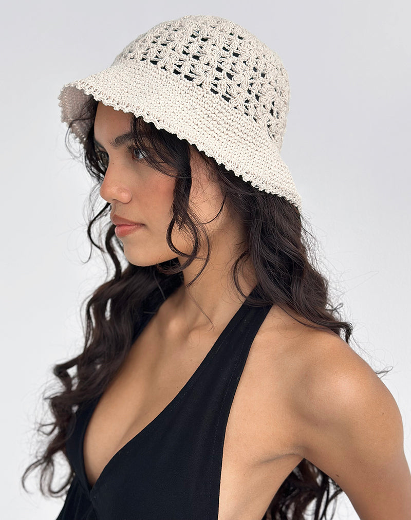 Imagen de Suno Bucket Hat in Crochet Ivory