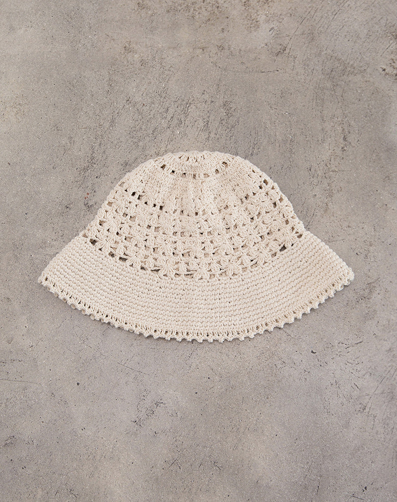 Imagen de Suno Bucket Hat in Crochet Ivory