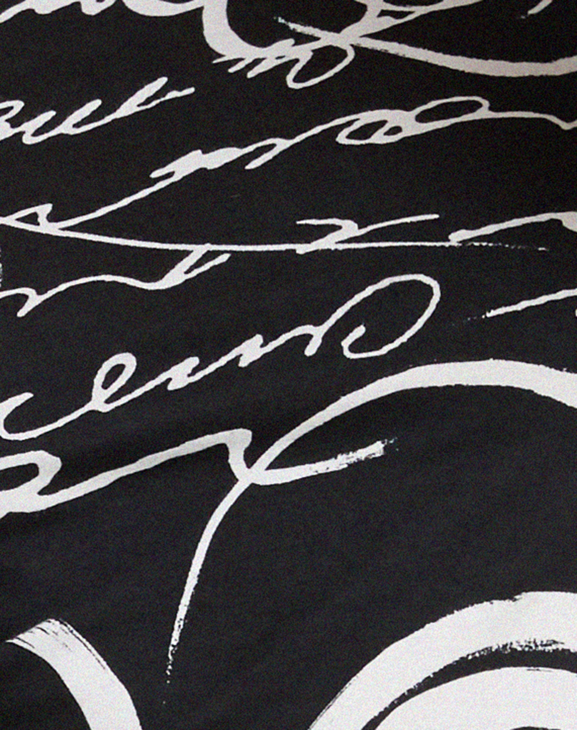 Surtie Crop Top en Mono Doodle Negro