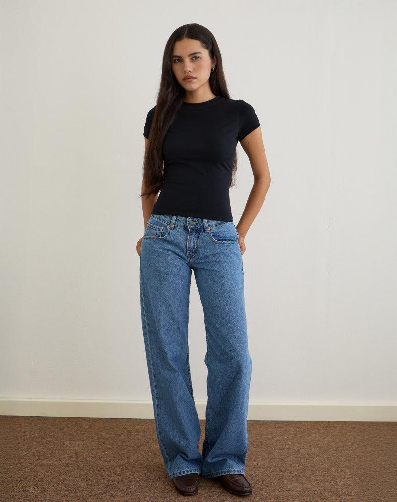 Imagen de la camiseta Sutin Tee en negro