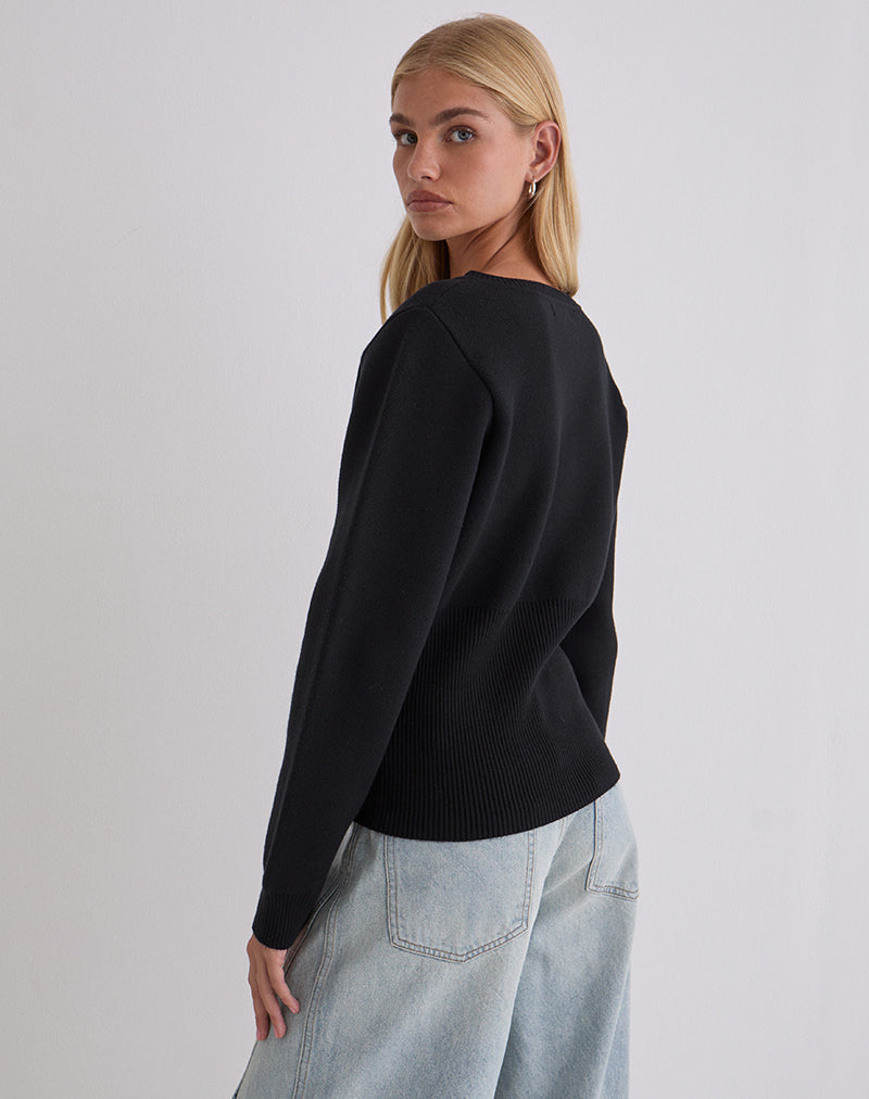 Imagen de Subra Chaqueta de manga larga en negro