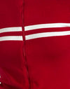 Rojo con raya blanca