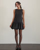 Imagen de Tamilo Bubble Hem Mini Dress in Black