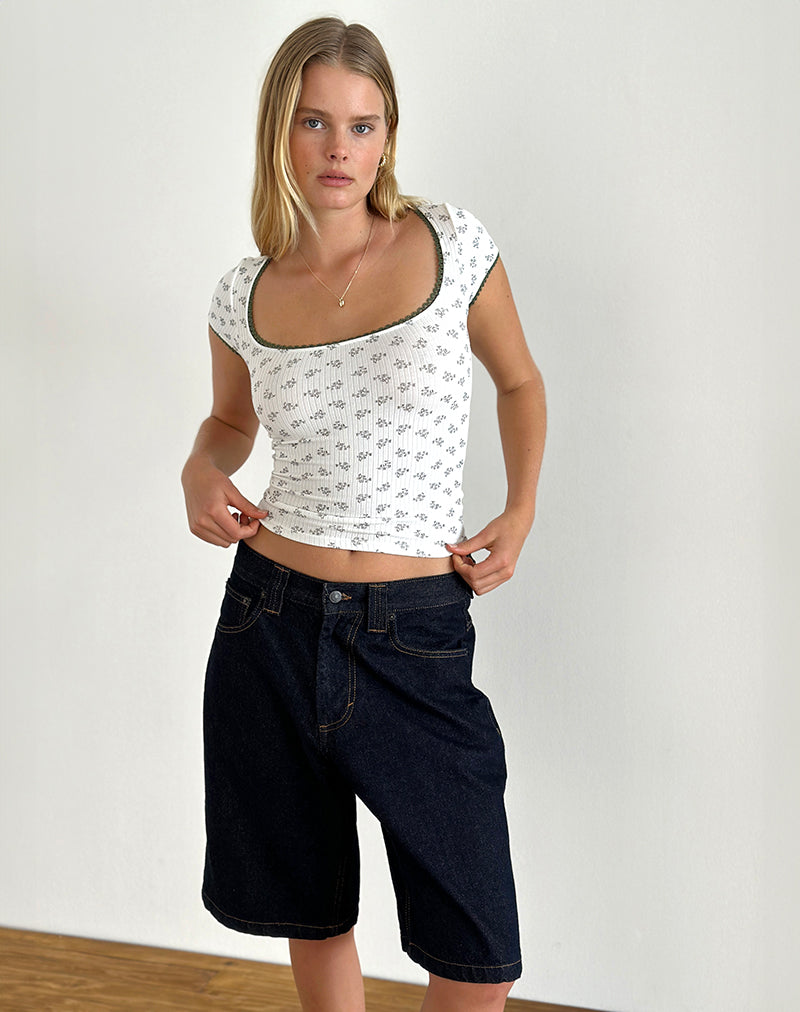 Imagen de Tasuni Top en Mono Ditsy Floral