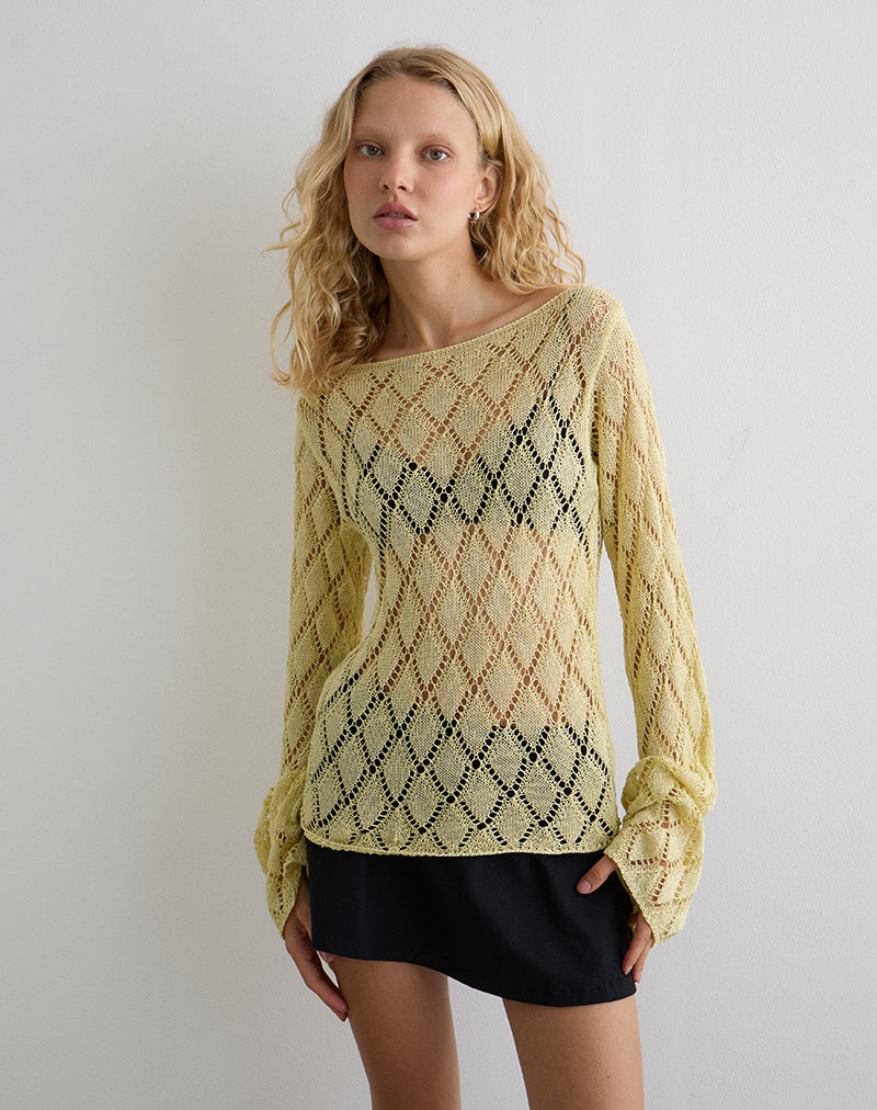 Imagen de Tate Jumper Limón metalizado