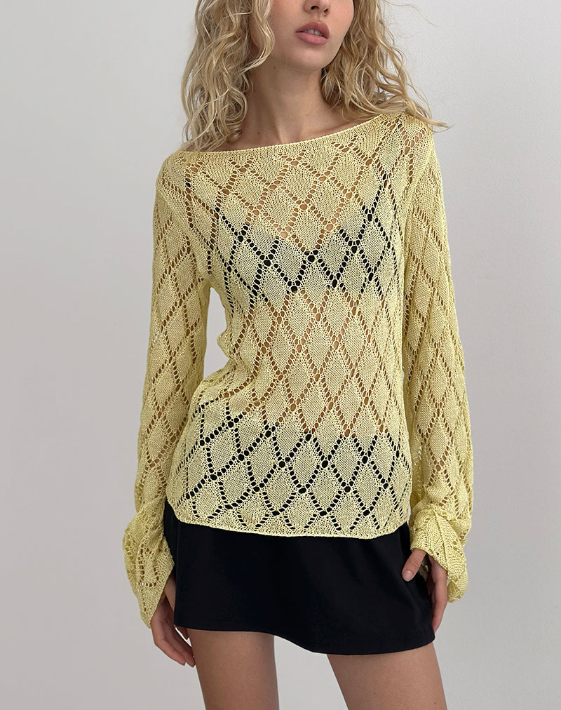 Imagen de Tate Jumper Limón metalizado