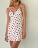 Imagen de Tavi Mini Dress in White Rose Polka