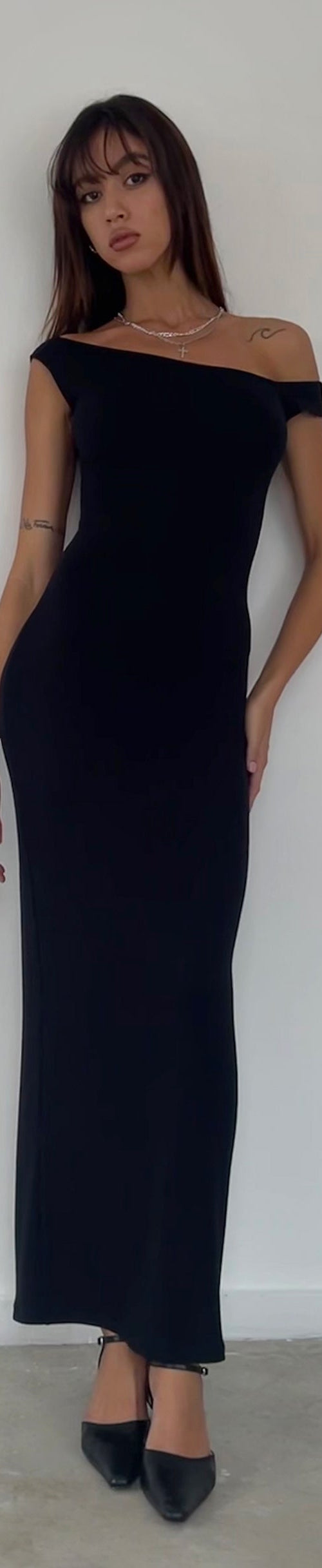 Imagen de Tehyun Maxi Dress in Rib Black
