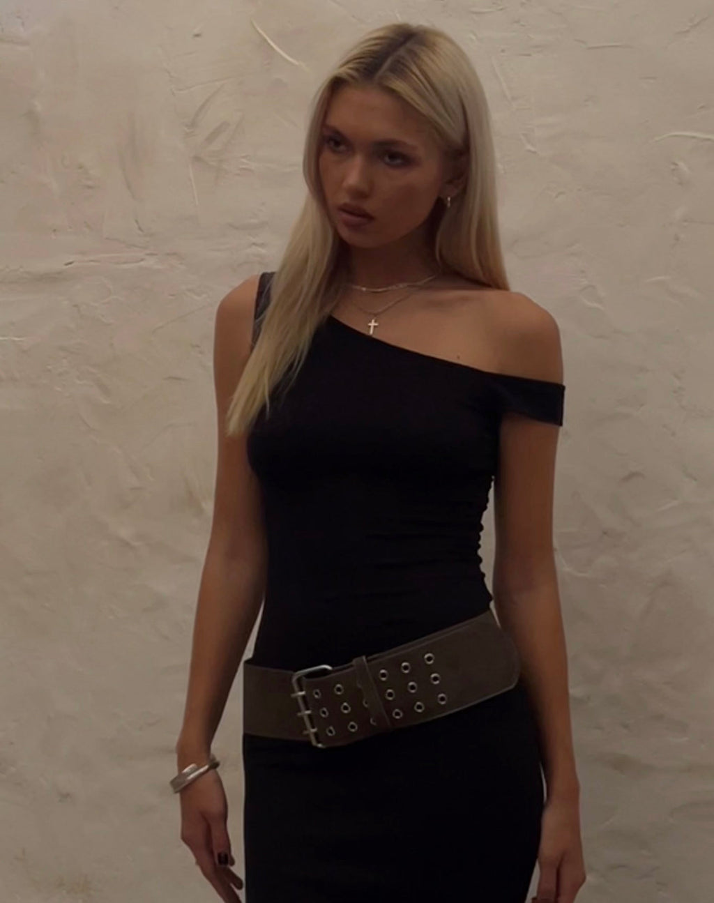 Maxi Vestido Tehyun en Rib Black