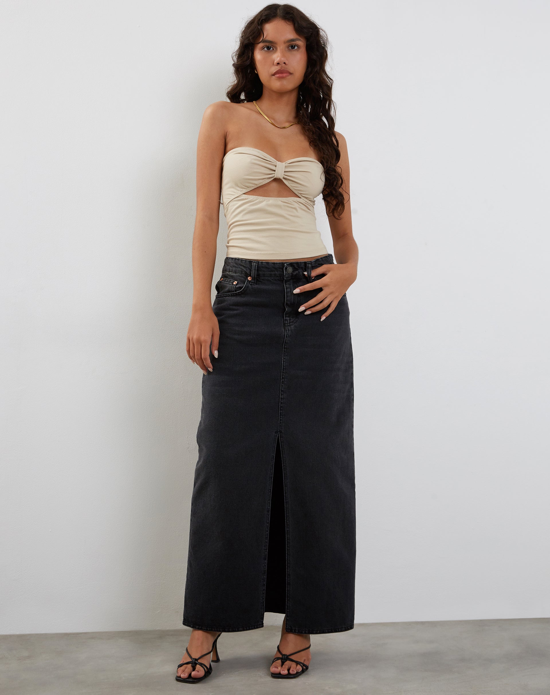 Imagen de Tifose Bandeau Twist Front Top en Leche de Coco