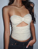 Imagen de Tifose Bandeau Twist Front Top en Leche de Coco