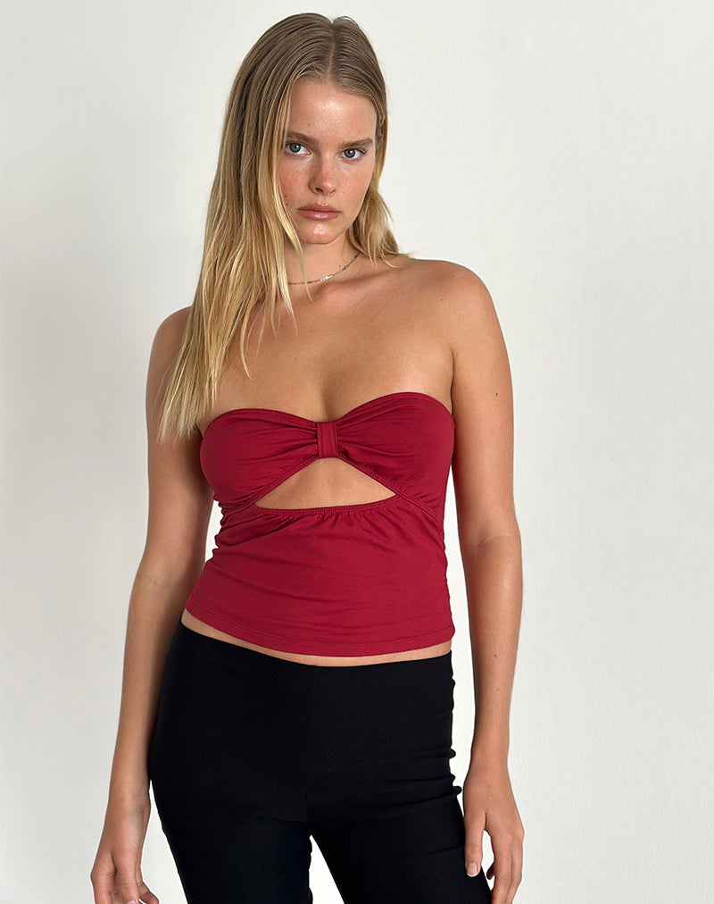 Imagen de Tifose Twist Front Top en Rojo Adrenalina