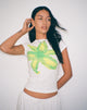 Imagen de Tiona Camiseta estampada Flor de verano Lima