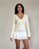 Imagen de Tirzah Brushed Knit Top en Crema