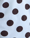 Big Polka Azul Marrón