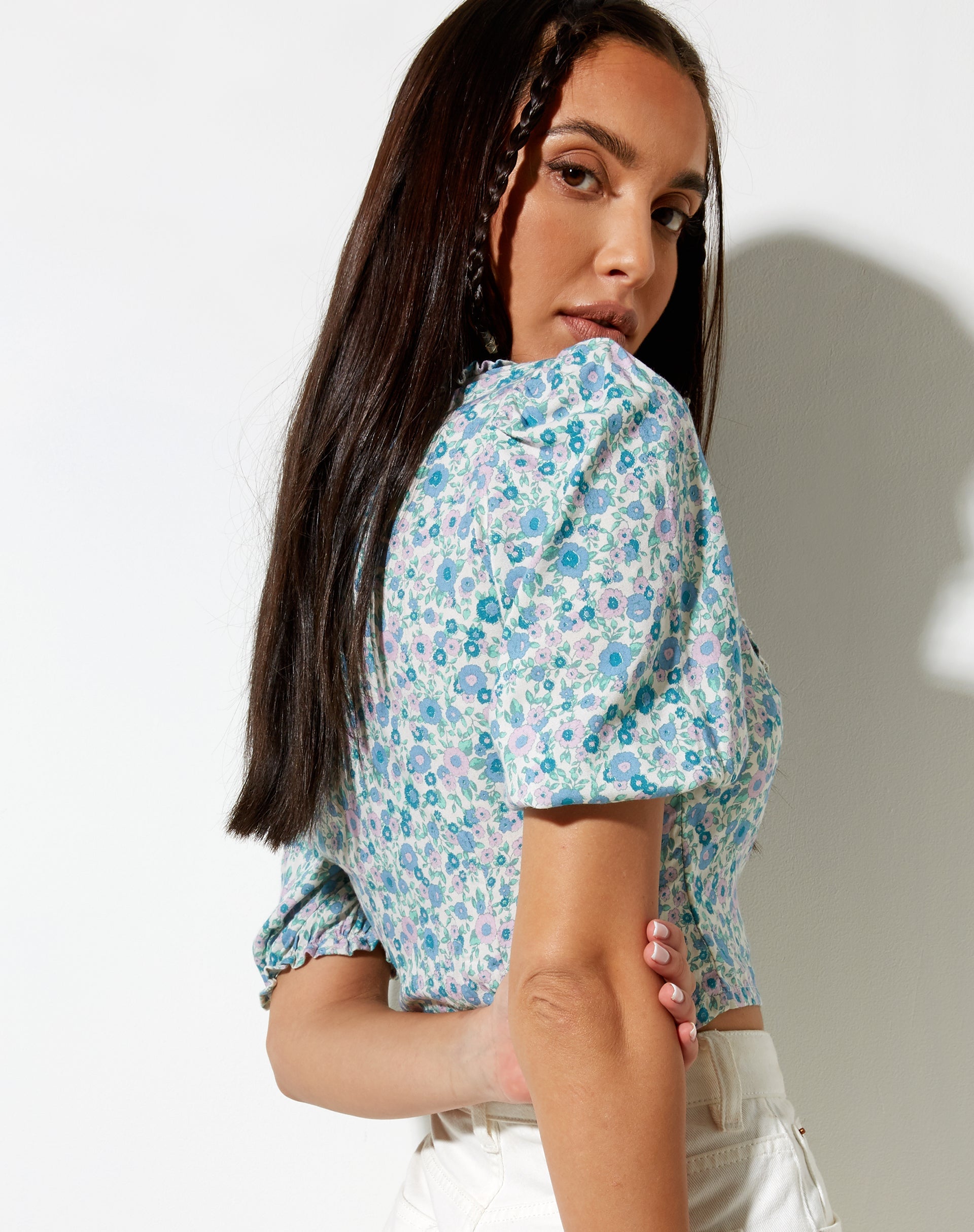 Imagen de Tucci Top en Flower Power Azul