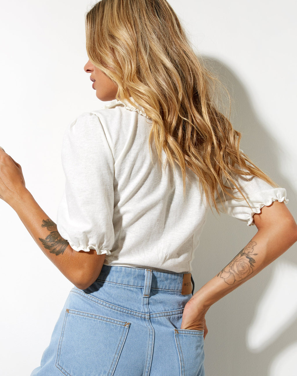 Tucci Top en Blanco Fresa Embro