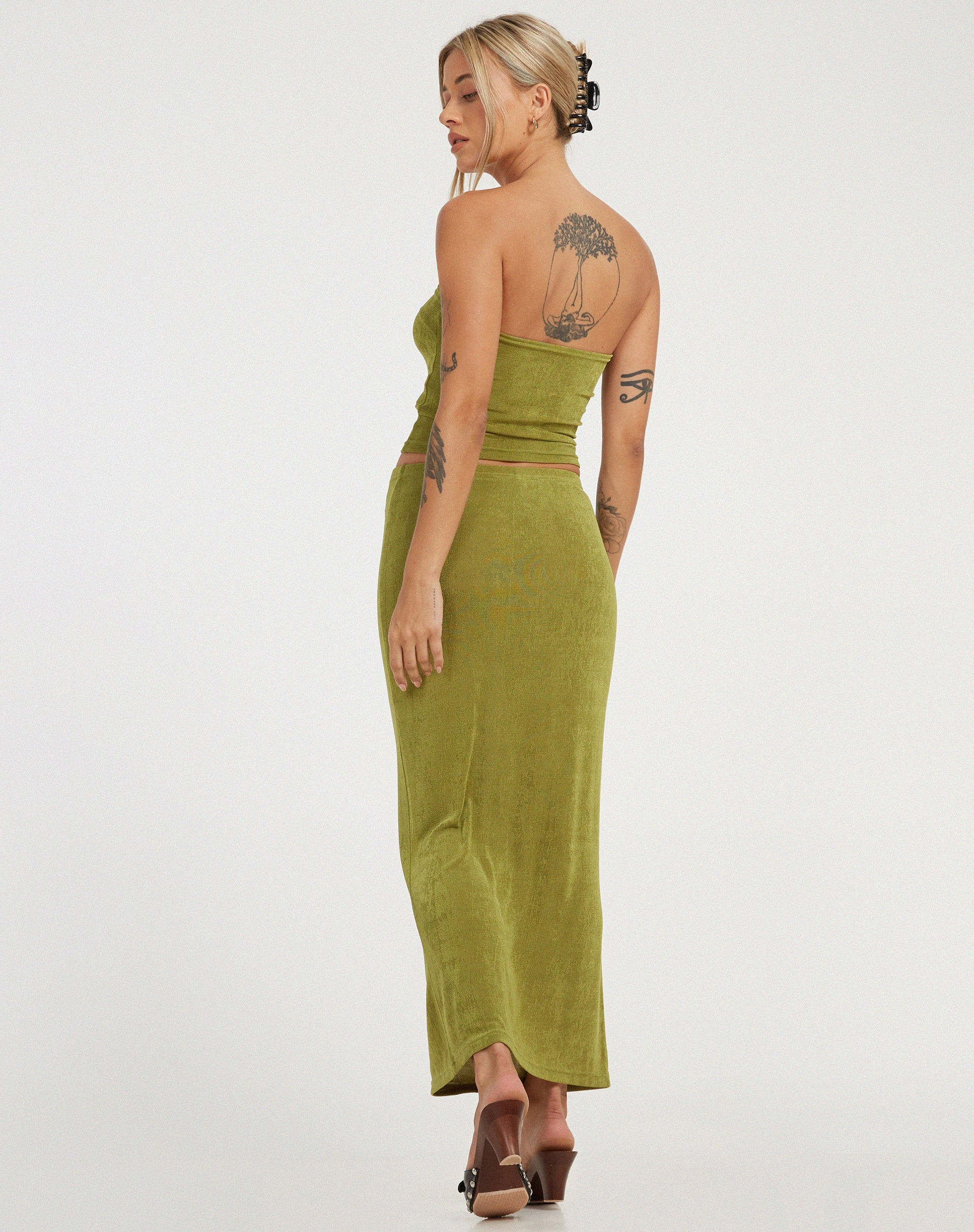 imagen de Tulus Maxi Skirt in Lime