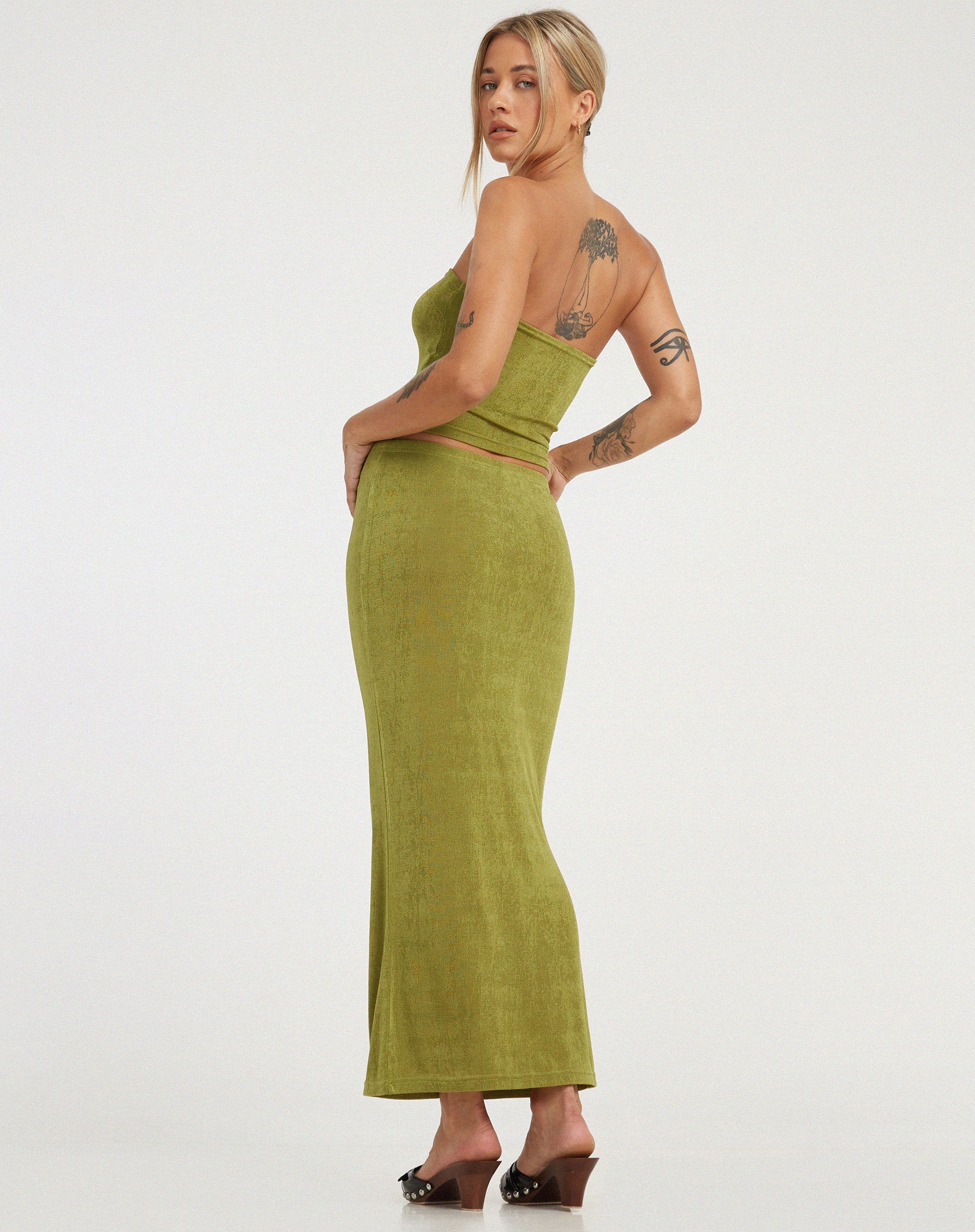 imagen de Tulus Maxi Skirt in Lime