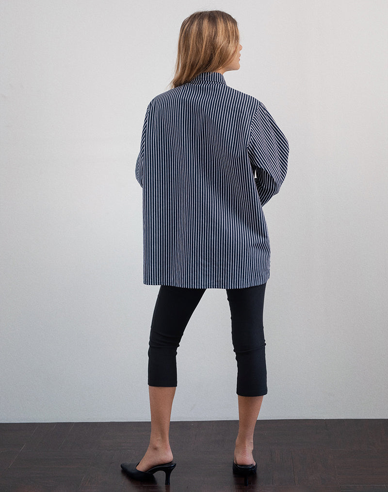 Imagen de la camisa Turner en Mono Stripe Navy