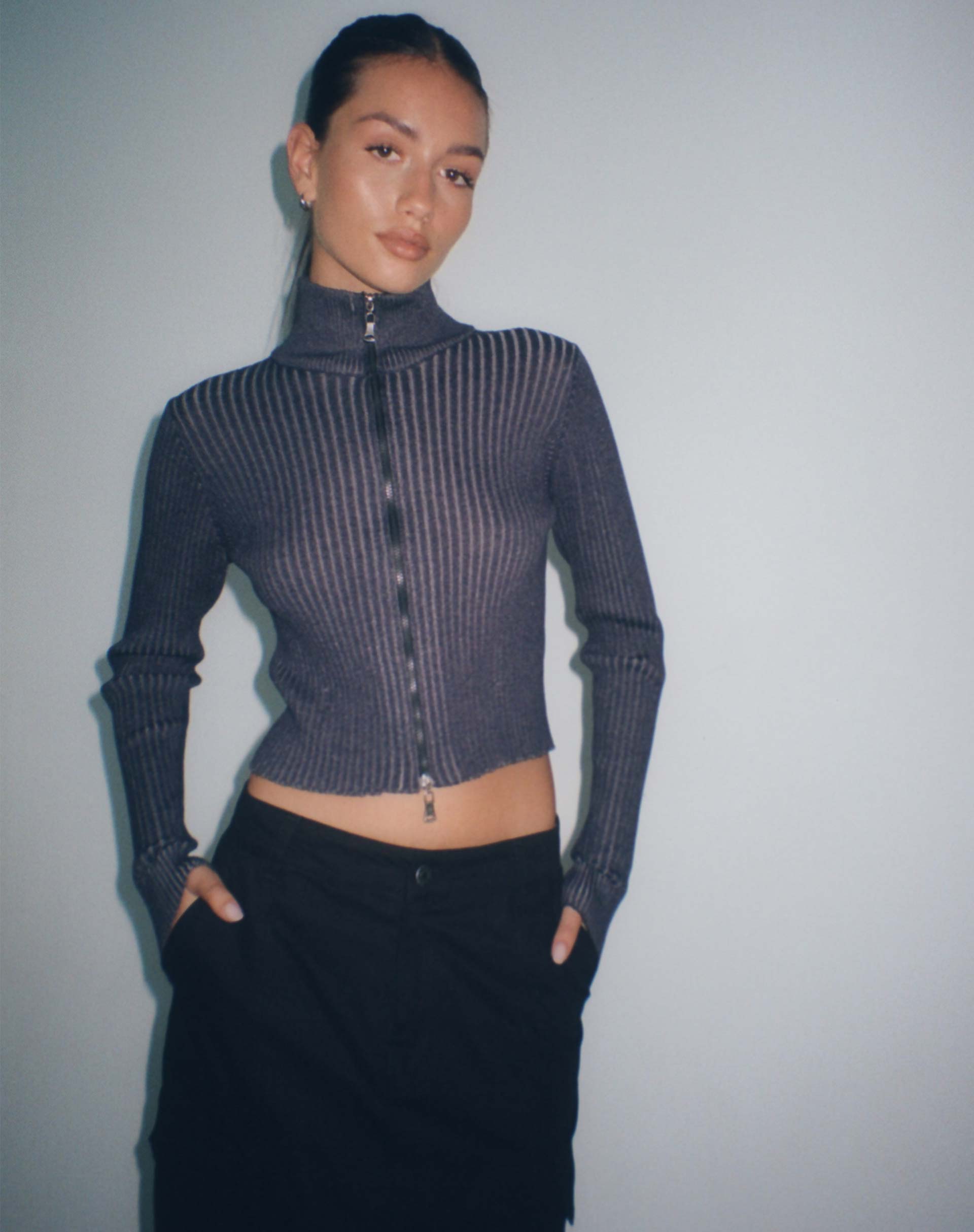 Imagen de Tuzifa Cropped Jumper Azul marino