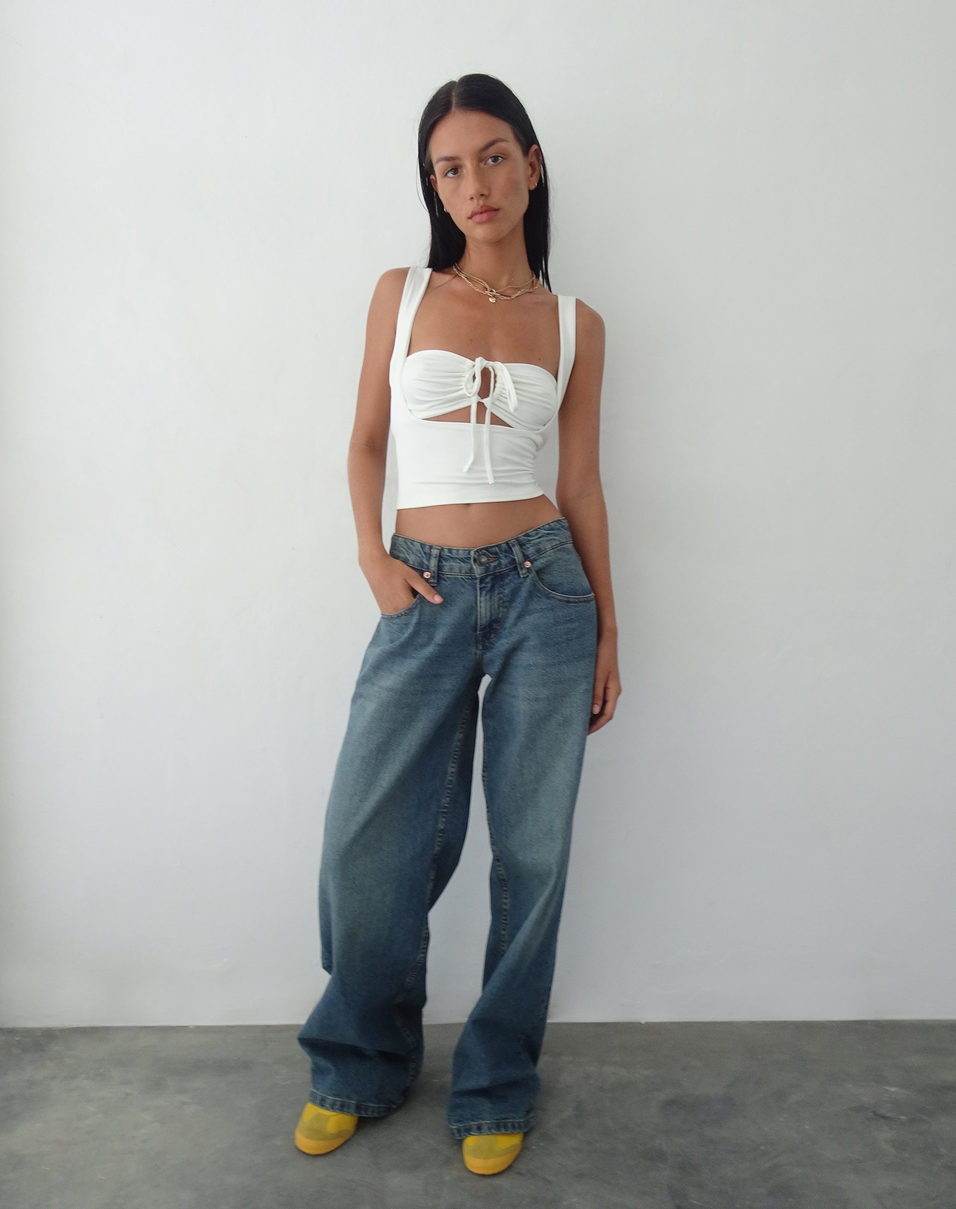 Imagen de Ulani Crop Top en marfil