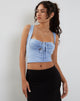Imagen de Ulani Crop Top en azul aciano