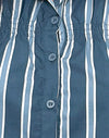 Poplin Formal Raya Azul Marino