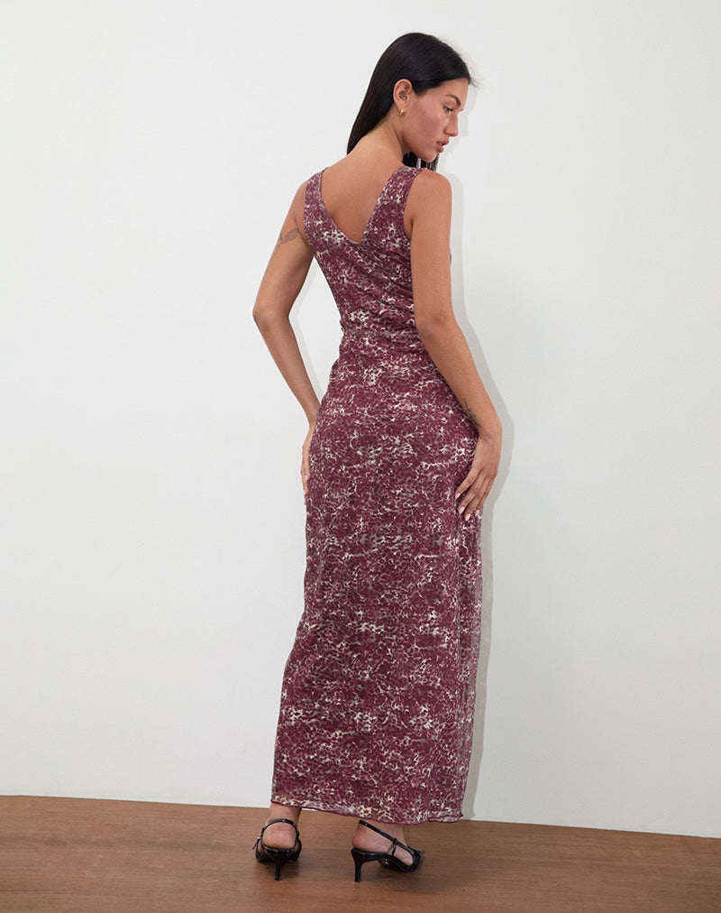 Imagen de Vatika Maxi Dress in Abstract Leo Spot