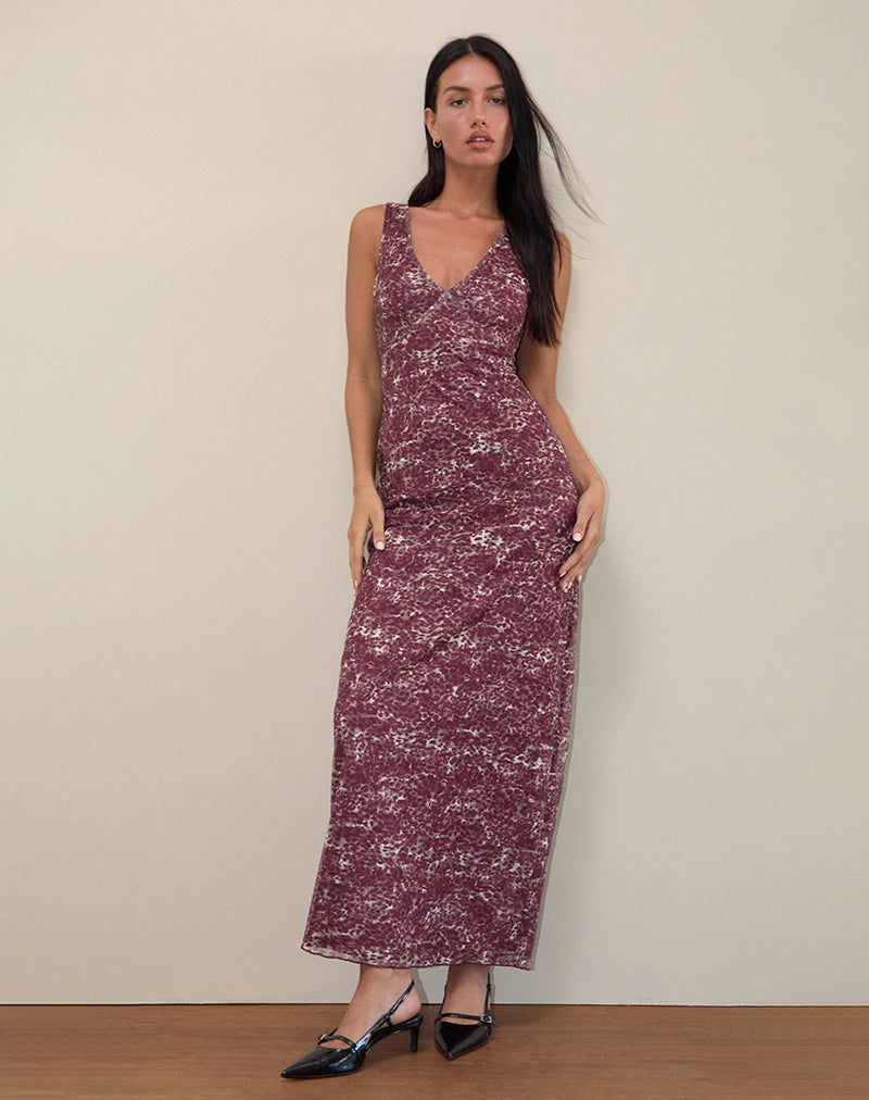 Imagen de Vatika Maxi Dress in Abstract Leo Spot