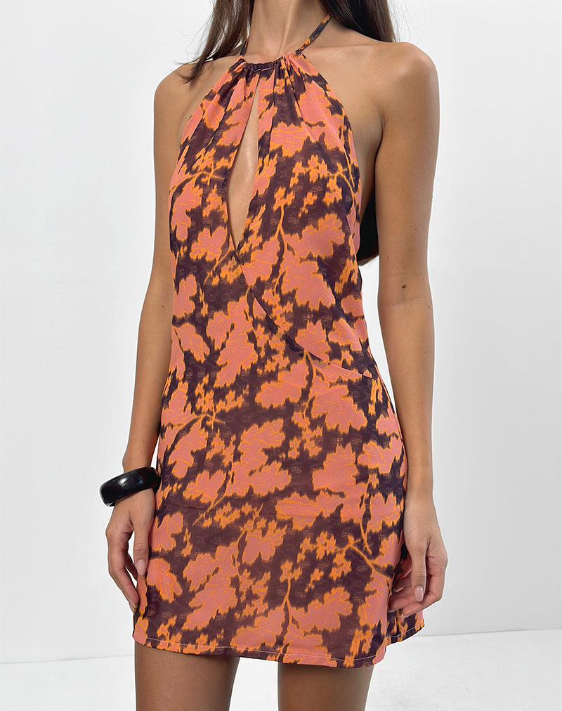Minivestido Veslina en Furnishing Floral