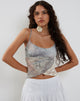 Imagen de Vienna Cami Top en encaje floral pastel
