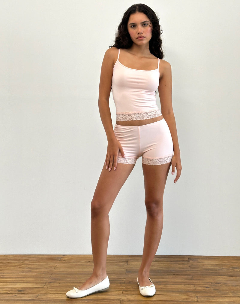 Imagen de Vikha Vest Top en Jersey Suave Rosa