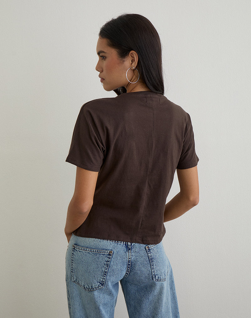 Imagen de Viman Top en Jersey Chocolate