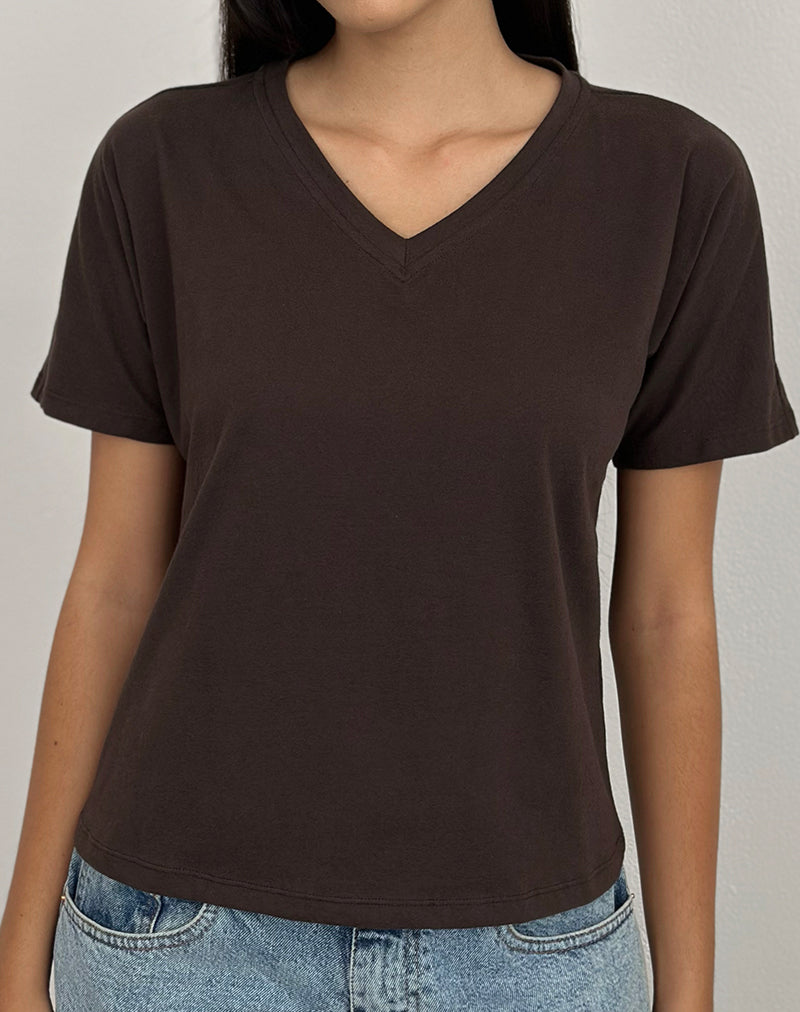 Imagen de Viman Top en Jersey Chocolate