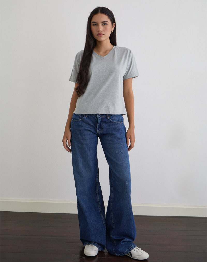 Imagen de Viman Top en Jersey Gris Marga