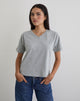 Imagen de Viman Top en Jersey Gris Marga