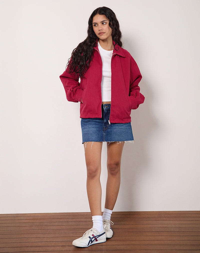 Chaqueta Bomber Vita en Rojo Adrenalina