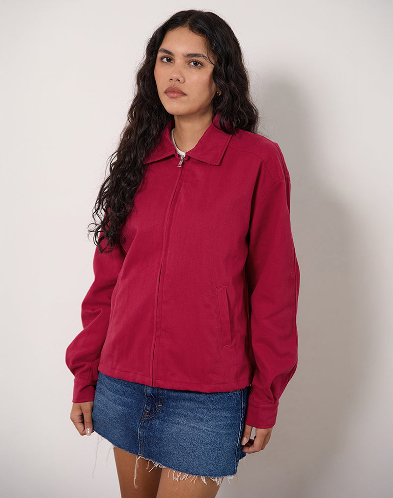 Chaqueta Bomber Vita en Rojo Adrenalina