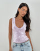 Imagen de Wespiser Top de lentejuelas morado suave