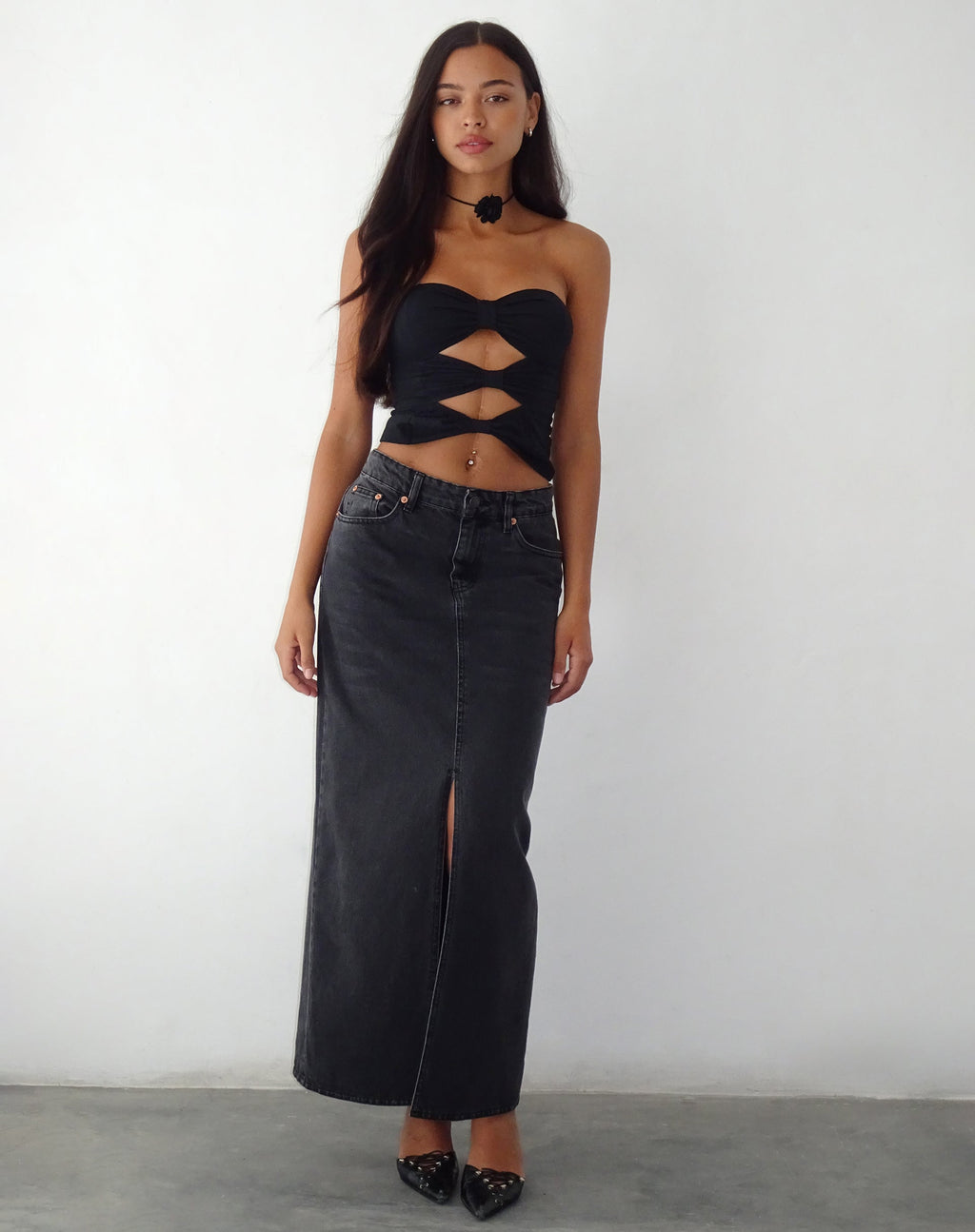 Bandeau con lazo Widayu en negro