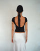 Imagen de Xareni Ruched Backless Top in Black