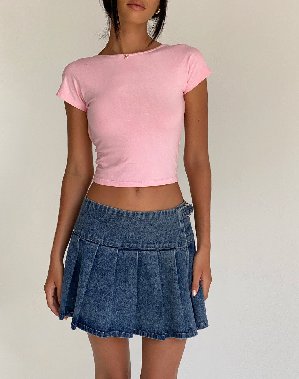 Xiwang Crop Top en rosa ballet