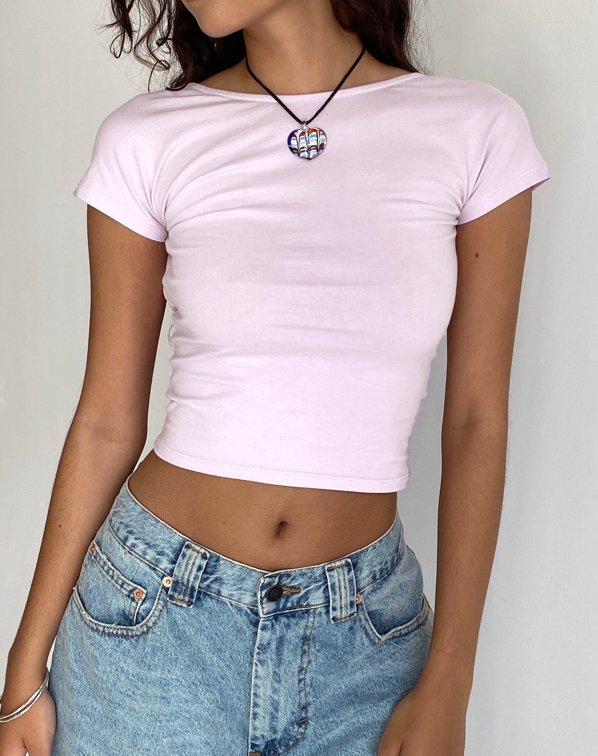 Imagen de Xiwang Crop Top en lila suave