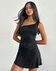 Imagen de Xowen One Shoulder Dress in Slinky Black