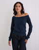 Imagen de Yacin Slouchy Top en Azul Marino