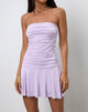 Imagen de Yasmin Bandeau Mini Dress in Slinky Lilac