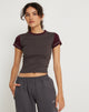 Imagen de Sivan Tee in Beluga Oxblood Cloudburst