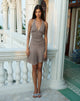 Imagen del vestido Yelena Halter en Topo claro