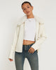 imagen de Yindo Zip Up Jacket en PU Blanco